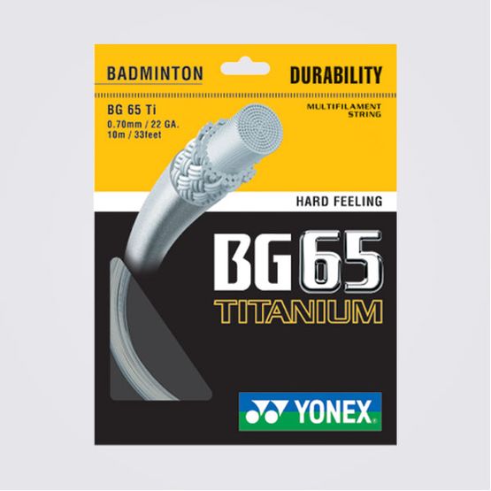 Bedmintonový výplet Yonex BG 65 Titanium (10 metrov)