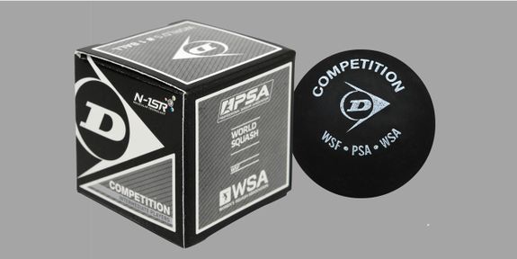Squashová loptička Dunlop Competition (1ks)