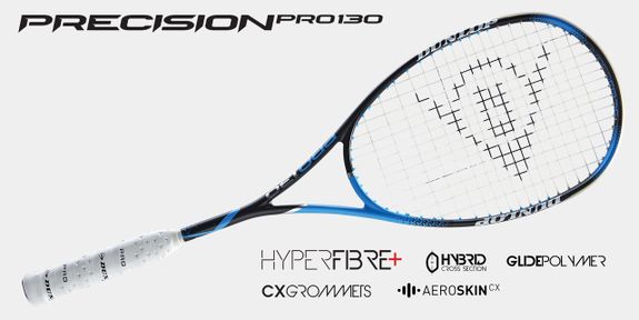 Squashová raketa Dunlop Precision Pro 130 2018